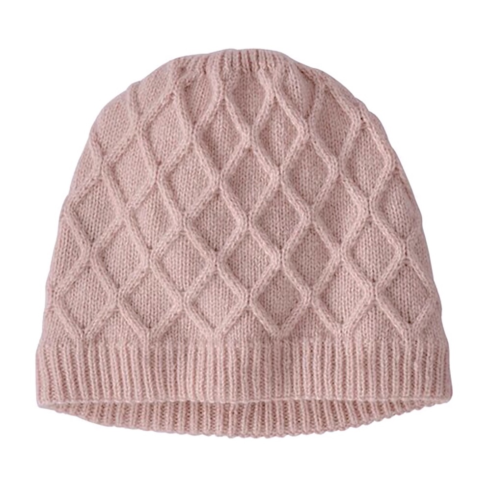 Patagonia Women's Honeycomb Knit Beanie in Fuzzy Mauve